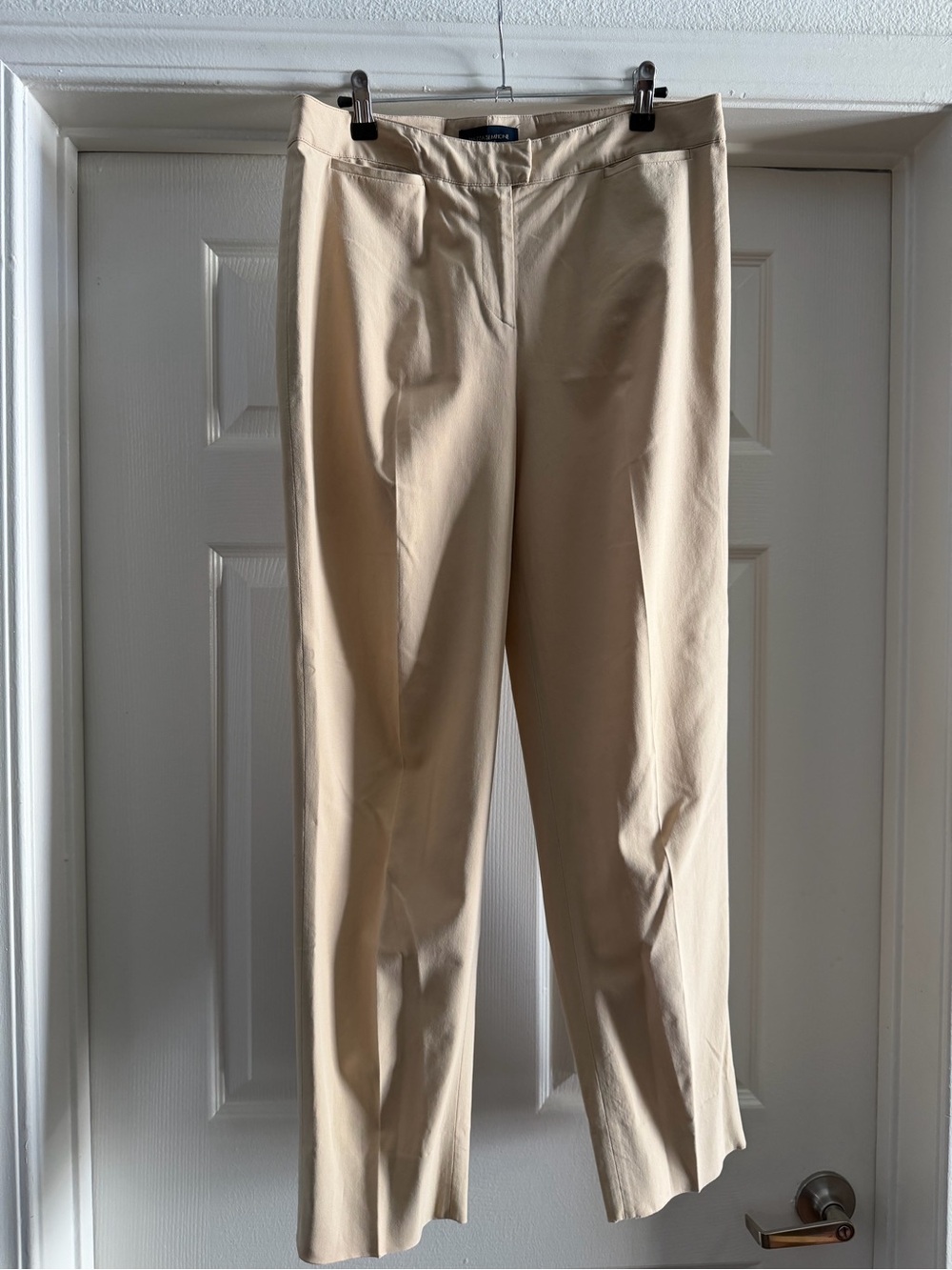 Piazza Sempione Brigitte Beige Straight Leg Trousers IT 46